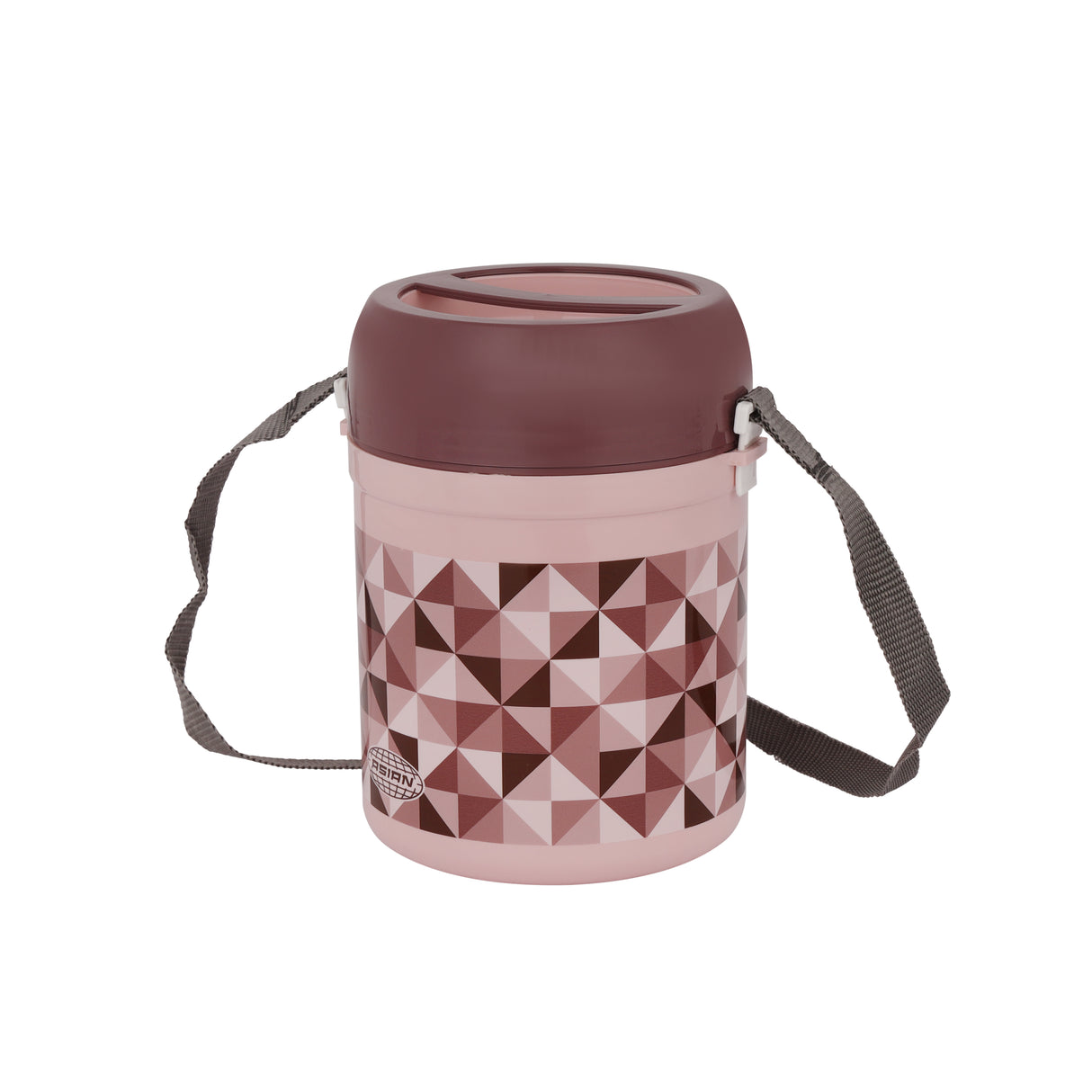 Royalford 800 ML Wonder Meal Lunch Box With 3 Containers- RF11694| Round Boxes With Stainless Steel Inner And Super PU Insulation| Premium-Quality