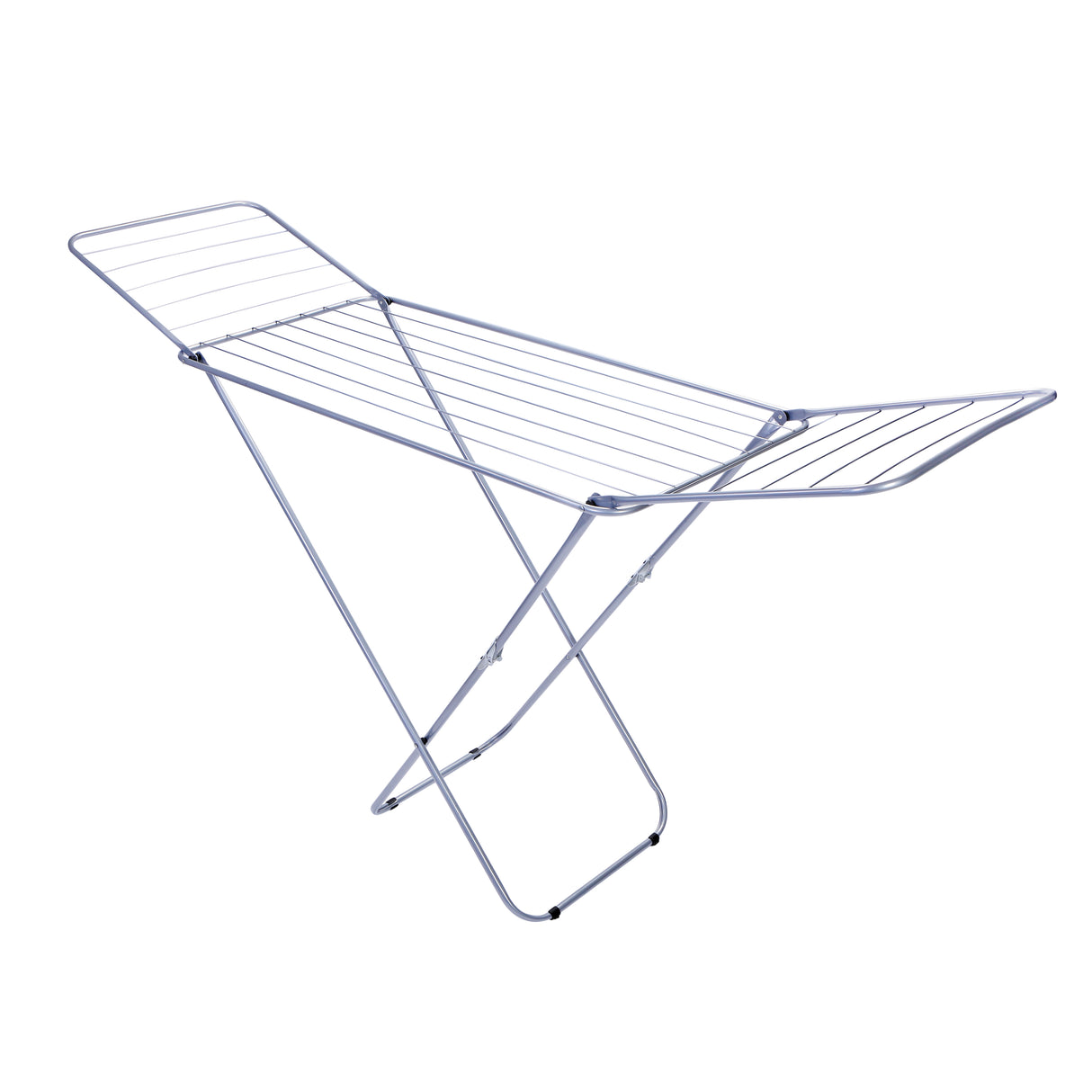 Royalford RF5000 Large Folding Clothes Airer - Drying Space Laundry Washing |Durable Metal Drying Rack | Multifunctional Air Dryer Ideal for Indoor and Outdoor | Easy Store 2 Folding Winged Clothes Airer