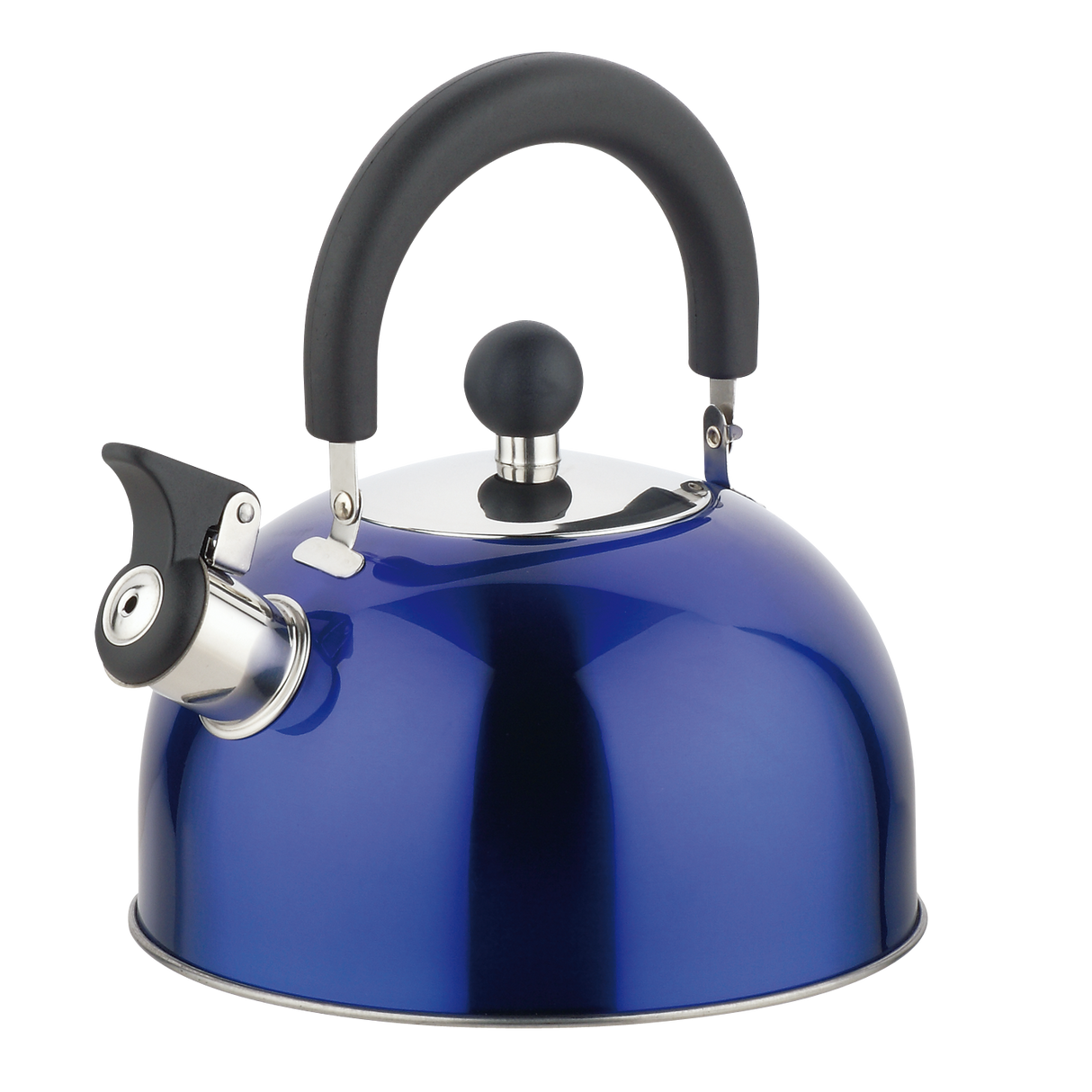 Royalford RF6770 Stainless Steel Whistling Kettle, 2L - Ergonomic whistle & Handle | Multiple Hobs Use| Ideal for tea, coffee, milk, soup & more