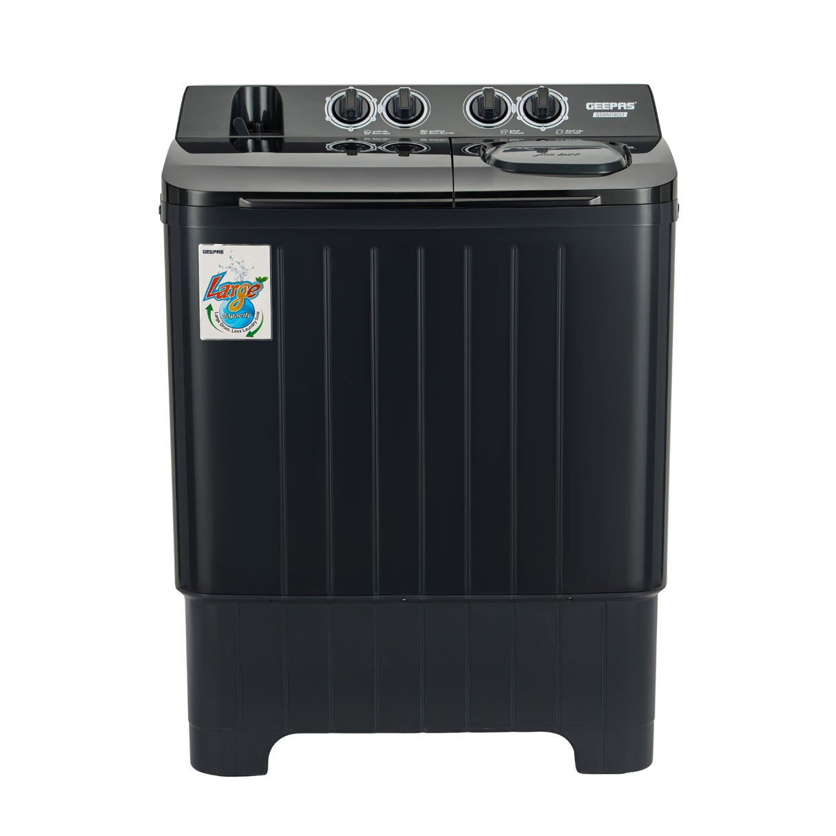 Geepas Twin Tub Washing Machine GSWM18053 | Semi-Auto | Spin Dry