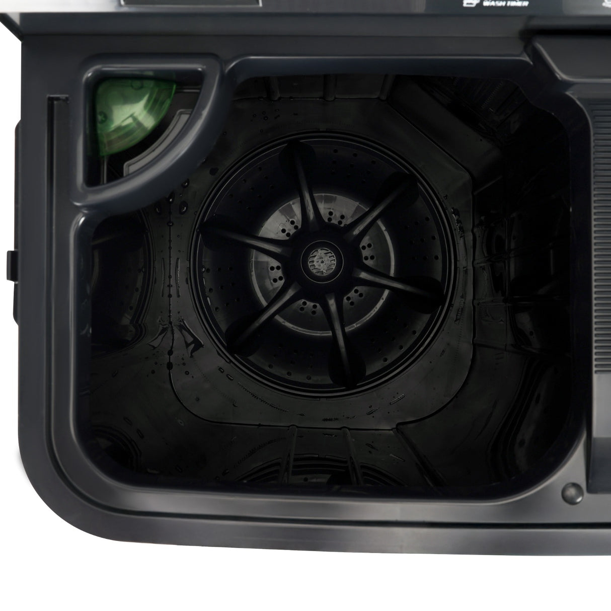 Geepas Twin Tub Washing Machine GSWM18053 | Semi-Auto | Spin Dry