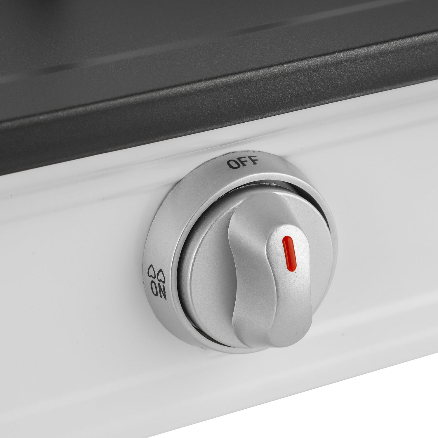 Geepas GGC31048 Stainless Steel Gas Cooker | 2 cast iron burners| auto ignition| low gas use saves 60%| heavy enamel pan support| durable| easy to clean| 2-year warranty