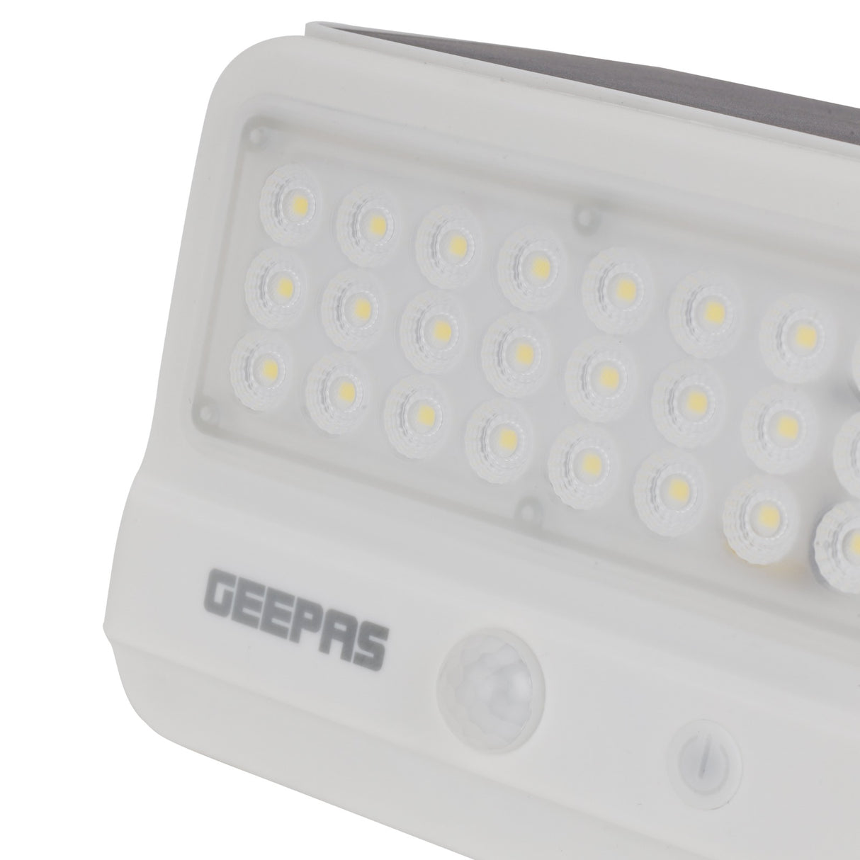 Geepas Solar LED Wall Light-GESL55145/Energy Efficient Design/Motion Sensor/Dual Induction Modes/Solar DC Input,IP54 Waterproof Rating/10-12 Hours Working/2 Year Warranty