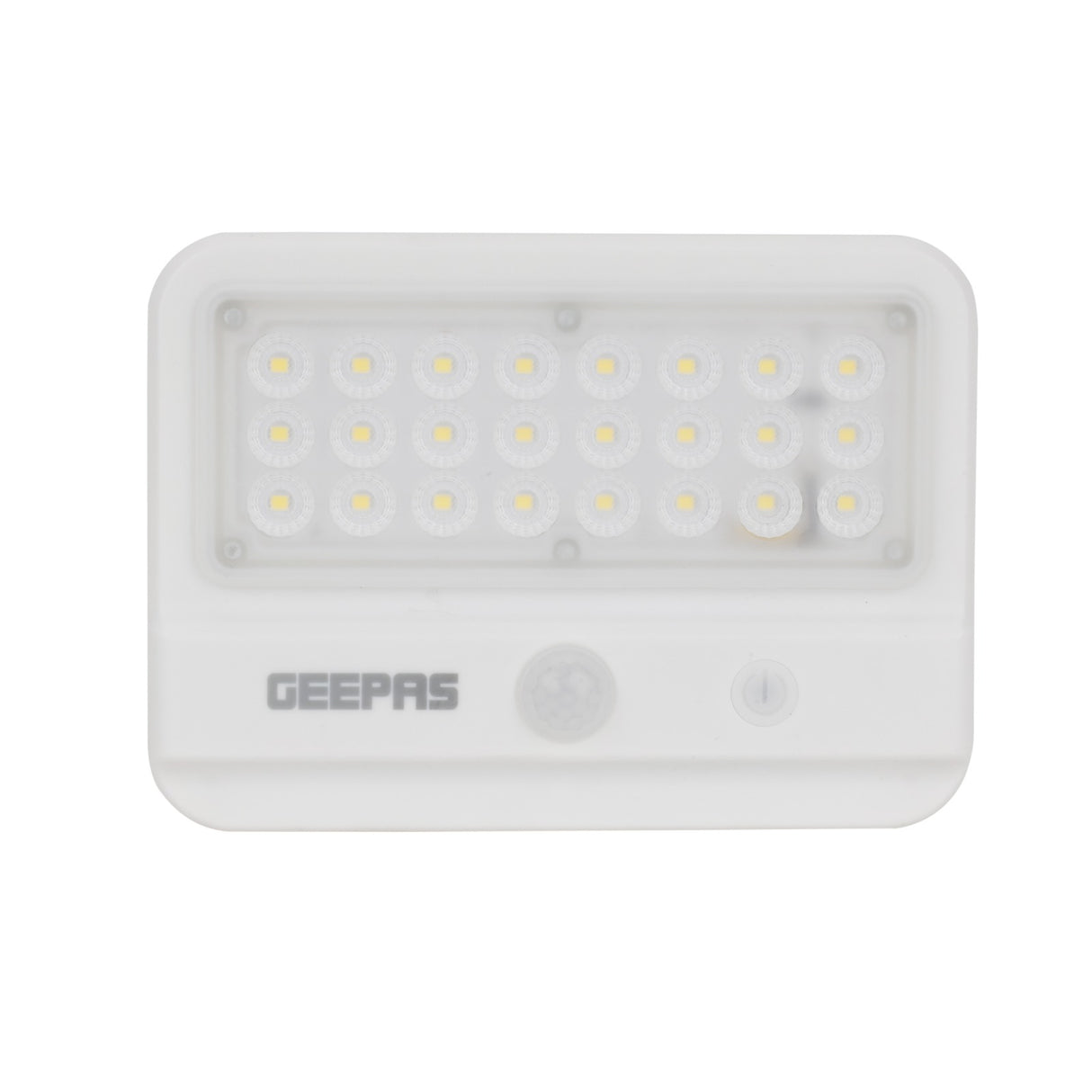 Geepas Solar LED Wall Light-GESL55145/Energy Efficient Design/Motion Sensor/Dual Induction Modes/Solar DC Input,IP54 Waterproof Rating/10-12 Hours Working/2 Year Warranty