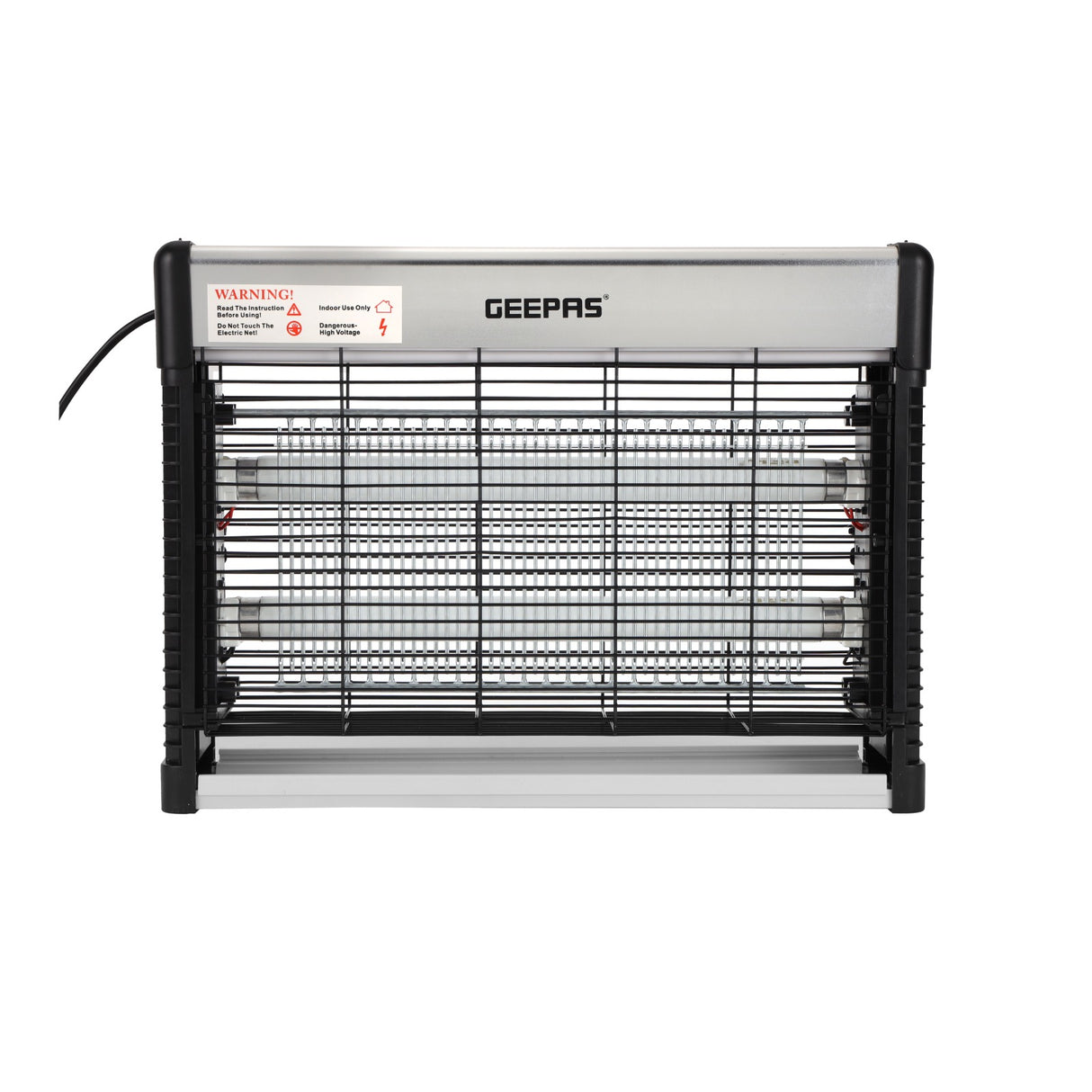 Geepas GBK25615 Electric Insect Killer | 20W UV Tube for Mosquito & Fly Control | Chemical-Free & Odorless Operation |  Energy Efficient Design |  2 Years Warranty