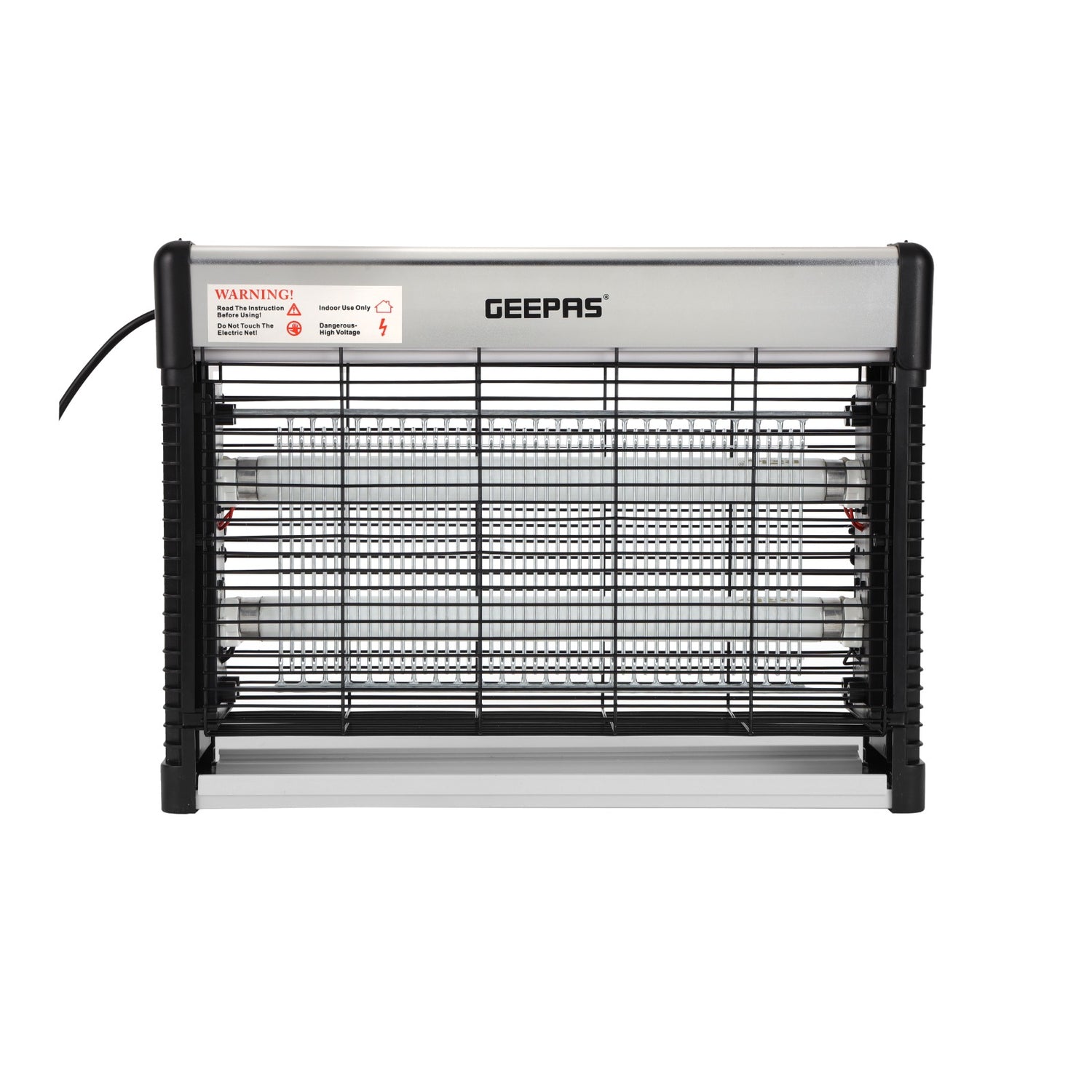 Geepas GBK25615 Electric Insect Killer | 20W UV Tube for Mosquito & Fly Control | Chemical-Free & Odorless Operation |  Energy Efficient Design |  2 Years Warranty