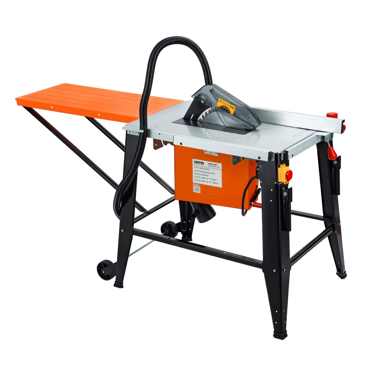 Geepas Table Saw- GTS2000PR-240| 2000 W Power, High-Quality for Durability and Ergonomically Designed