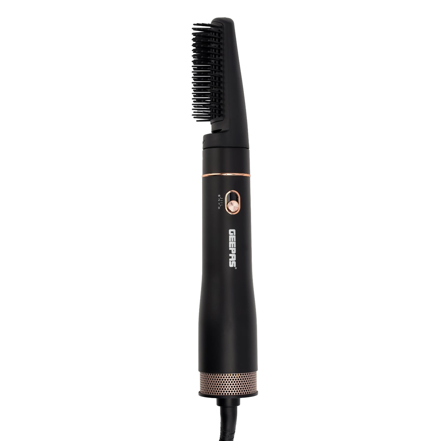 Geepas Hair Styler| GH86064|Hair Styler for Men and Women| Cool Shot Function|Two Heat Settings| Built-In Comb|Perfect for Salon and  Home Styling|Black, 2 Years Warranty