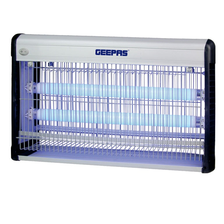 Geepas GBK1131N Electric Bug Killer | 12W Power Insect Killer with Safety Grill | Chemical-Free| Energy Efficient Mosquito & Fly Trap for Home & Office | 2 Years Warranty