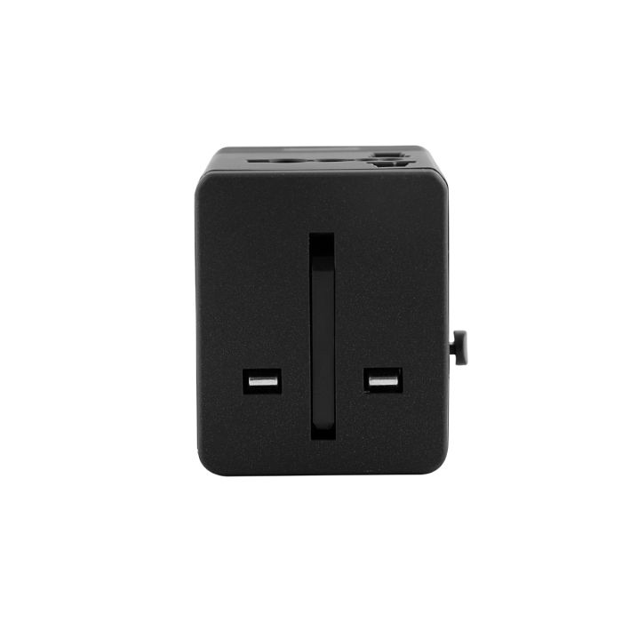 Geepas Universal Adapter For Smartphones, Cameras And More - Works In More Than 150 Countries, Has A 5V, 2.1A Output