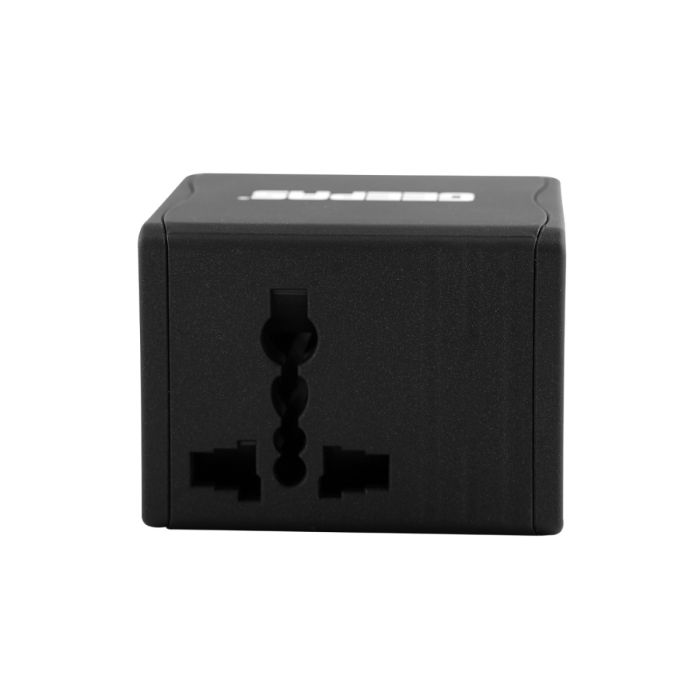 Geepas Universal Adapter For Smartphones, Cameras And More - Works In More Than 150 Countries, Has A 5V, 2.1A Output
