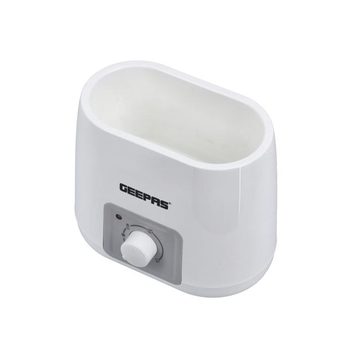 Geepas Baby Bottle Warmer 150W - 2Pcs Bottle Steam Sterilizer Capacity & Dryer with Knob in 15 Min, PP/BPA Free with Dry Protection, Drying time Control and only Drying Function | 2 Years Warranty