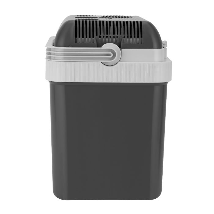 Geepas 24.0 L Hot And Cold Car Fridge- GCF63062| AC/DC Working to Keep your Things Cool| Easy to Carry, Perfect for Camping, Barbecues, Picnics| Suitable for Car and Home Use| Black, 2 Years Warranty