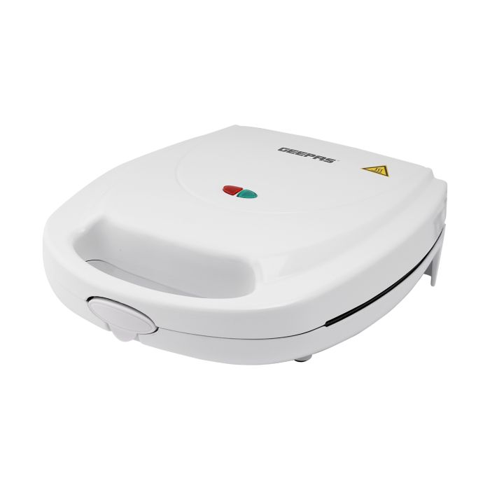 Geepas GCM3762 Mini Cake Maker | 2-in-1 Pie & Cake Maker with 12 Cup Capacity | 1400W Powerful Heating | Non-Stick Baking Plates | Ready Light Indicators| 2-Year Warranty