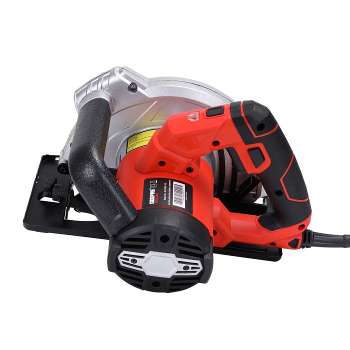 Geepas 1500W 185mm - Multi-Purpose Circular Saw, Bevel Angle Joint Cuts - Blade 65mm Cutting Depth, Dust Extraction, Depth & Angle Adjustment | Ideal for Wood, Mild Steel & Plastic