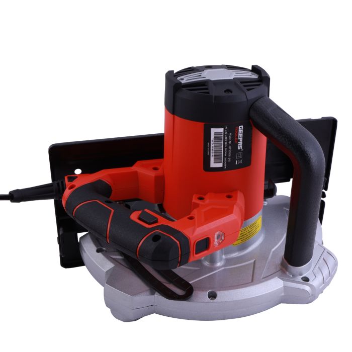 Geepas 2000W 235mm - Multi-Purpose Circular Saw, Bevel Angle Joint Cuts - Blade 85mm Cutting Depth, Dust Extraction, Depth & Angle Adjustment | Ideal for Wood, Mild Steel & Plastic