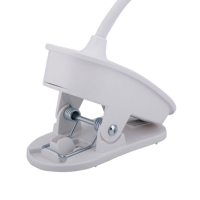 Geepas LED Desk Lamp | 1200 mAh Rechargeable Reading Lamp | Book Light with Clip | Touch Sensitive Control 3 Brightness Eye-Protect Night Light | Portable SMD LED Lamp for E-Reader | 2 Year Warranty