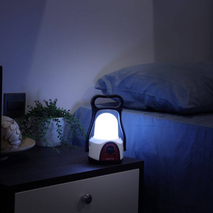 Geepas Rechargeable LED Lantern | Camping Emergency Lantern with Light Dimmer Function | Mega Luminous 48 Pcs LEDs, 60 Hours Working | Very Suitable for Power Outages, & Camping - 2 Years Warranty