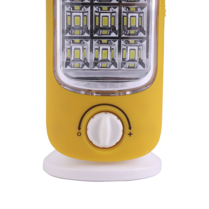 Geepas Rechargeable LED Lantern | Emergency Lantern with Light Dimmer Function | 24 Mega Luminous Hi-Power LEDs, 15 Hours Working | Very Suitable for Power Outages, & Camping - 2 Years Warranty
