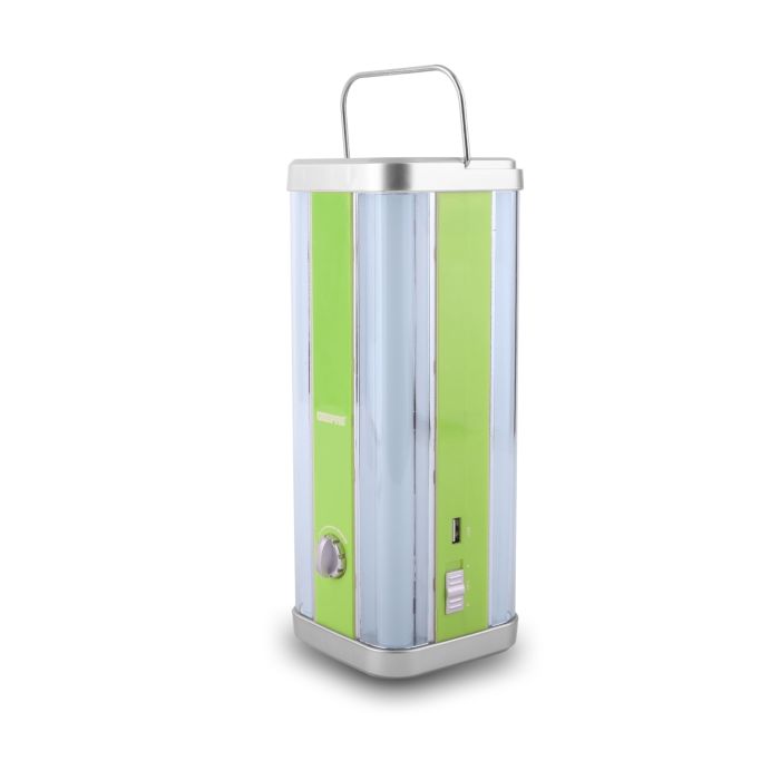 Geepas Multifunctional LED Lantern 4000mAh | Emergency Lantern with Light Dimmer Function | Super Bright LEDs, 4 Hours Working |Ideal to Charge Personal Devices | 2 Years Warranty