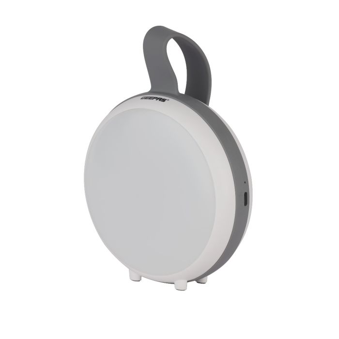 Geepas Rechargeable Lamp- GE5599N| Compact, Portable and Light-Weight Design with Long Operating Time up to 4 Hours| 83 0.5W High Bright LEDs, Perfect for Indoor and Outdoor Use| White and Orange, 2 Year Warranty