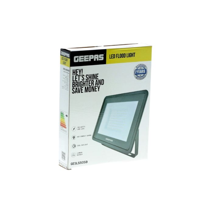 Geepas Square Slim Downlight Led 100W - Downlight Ceiling Light | Natural Cool White 6500K | Long Life Burning Hours | Ultra Slim 29mm | 2 Years Warranty