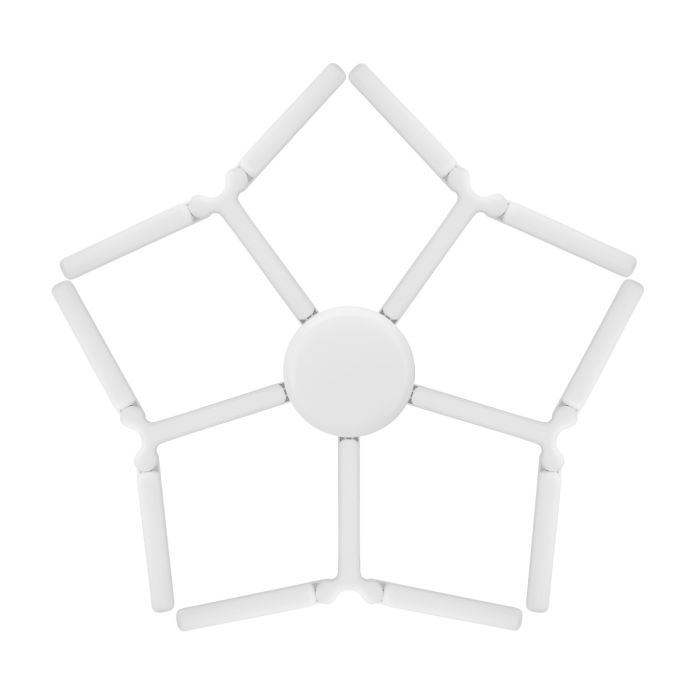 Geepas 100 W 5 Leaf LED Folding Lamp- GESL55111| Perfect for Home and Office Use| Light-Weight, Stylish, Innovative Design with Long Life of 50000 Hours| White, 2 Years Warranty