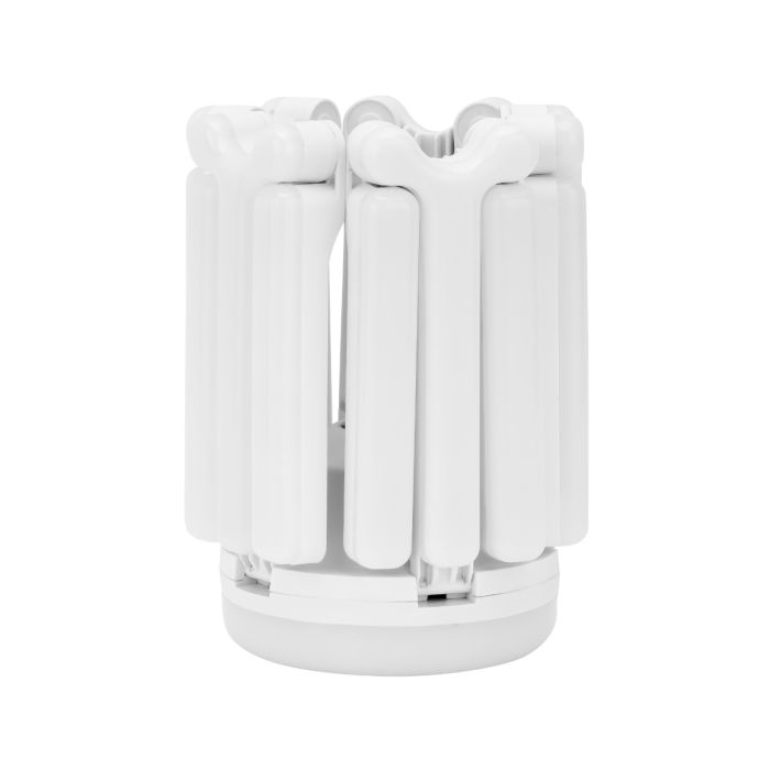 Geepas 100 W 5 Leaf LED Folding Lamp- GESL55111| Perfect for Home and Office Use| Light-Weight, Stylish, Innovative Design with Long Life of 50000 Hours| White, 2 Years Warranty