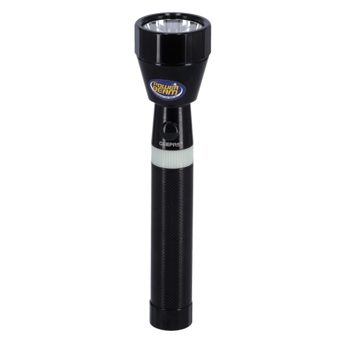 Torch 4Pcs Rechargeable LED Flashlight 216.5 mm - Hyper Bright Cool White Light 2000 Meters Range with 1500mAh Battery | CREE LED | Regulated Intensity Flashlight | 2 Years Warranty