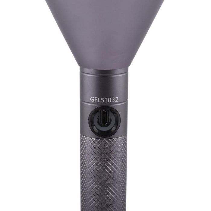 Rechargeable LED Flashlight - Hyper Bright Cool XPG Torch LED 550 Lumens, Portable Torch with ON-OFF Switch | 4000mAh Battery | High Durable Battery, Tough High Grade Body