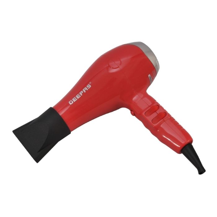 Geepas 1500W Powerful Ionic Hair Dryer | 3-Speed & 3 Temperature Settings | Salon Quality with Cool Shot Function For Frizz-Free Shine | Portable Elegant Professional Concentrator - 2 Years Warranty