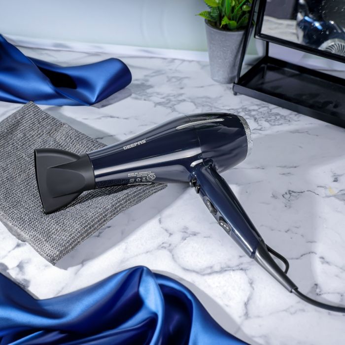 Geepas 2400 W Professional Hair Dryer- GHD86007/ High Speed, Quiet Sound 2 Speed and 3 Heat Settings/ with Concentrator for Quick Drying