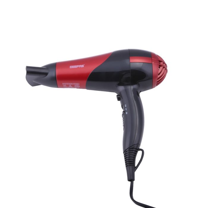 Geepas GHF86036 Hair Dryer & Hair Straightener Combo | 2200W Powerful DC Motor| 2 Speed/2 Heat Settings| Ceramic Plates| Cool Shot| 360° Swivel Cord | Dual Voltage