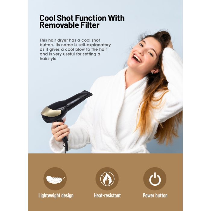 Geepas 3 In 1 Hair Styling Set 2200W - 2 Speed & 3 Heat Setting Curler | Ceramic Coating Plates Straightener with 25mm Hair Curler | Ideal Gift for Women | Perfect for Short & Long Hairs