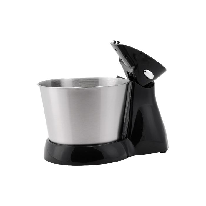Geepas GHM5461 Stand Mixer | 200W Motor | 2.5L Stainless Steel Bowl for Effortless Mixing & Beating |5 Speed Control | Compact | Durable Design |  2 Years Warranty