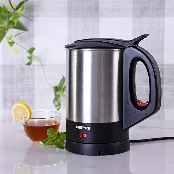 Geepas GK165 Stainless Steel Electric Kettle | 1.8L Large Capacity| Fast Boiling| Durable Body| Automatic Cut-Off Safety Feature| Easy to Use Design| 2 Years Warranty