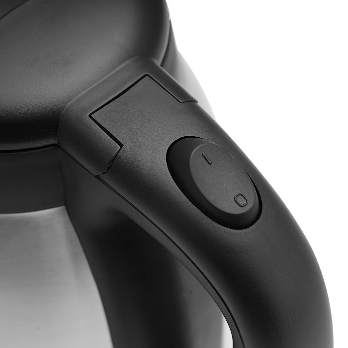 Geepas GK5459 Stainless Steel Electric Kettle | 1.5L Capacity| 360° Cordless Jug| Hidden Heating Element| Boil-Dry Protection| Automatic Shut-Off | 2 Years Warranty