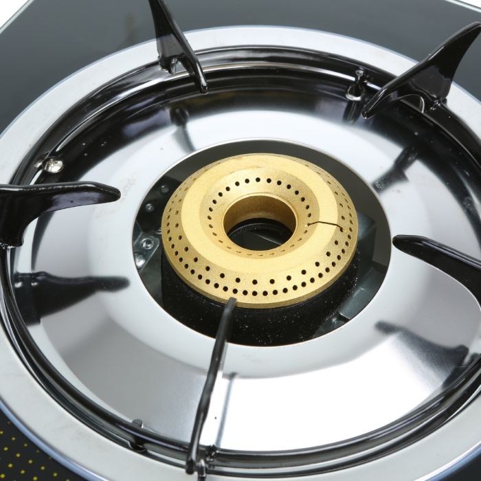 Geepas Double Gas Burner Stove | Indian Beast Burner Style |Auto Ignition Feature | Durable Cast Iron Burners | Heavy Duty Design | Energy Saving & Fuel Efficient Cooking