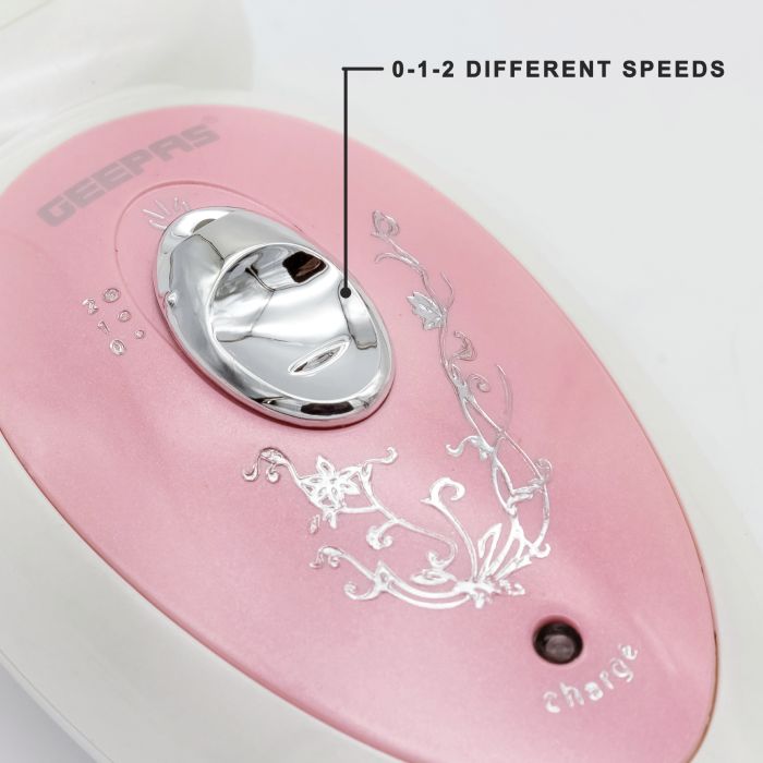 Geepas GLS8679 2 in 1 Rechargeable Ladies Epilator Set