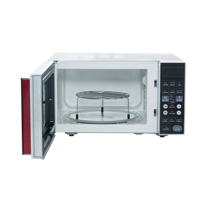 Geepas Digital Microwave Oven GMO1876 | 27L Capacity| 1400W Powerful Performance| Touch Control Panel| Multi-Cooking Functions| Defrost & Reheat Options| 1 Year Warranty