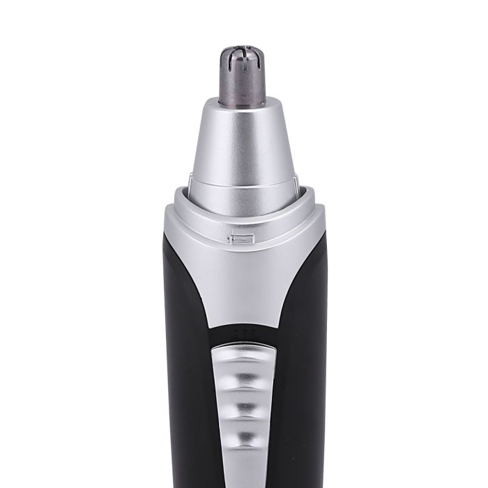 Geepas Ear and Nose Hair Trimmer Clipper - Professional 2 in 1 Portable Eyebrow & Facial Hair Trimmer for Men with Cleaning Brush - Electric Nostril Nasal Hair Painless Clipper - 2 Year Warranty