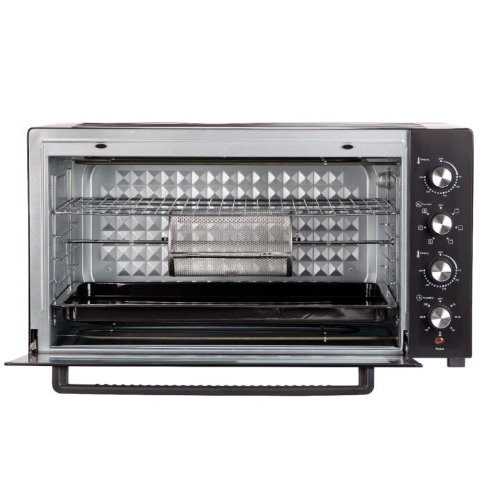 Geepas Multi-Function Oven G034055 |150L capacity| 2800W | rotisserie| convection| 7 cooking functions| 60-min timer| adjustable temperature control|2 Years Warranty