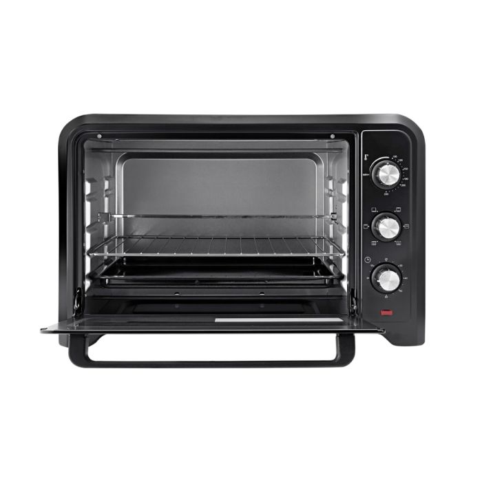 Geepas Electric Oven with Rotisserie GO4450 | 42L Capacity| 2000W Power| 60 Minutes Timer| Adjustable Temperature Control| Multi-Cooking Functions | 2 Years Warranty