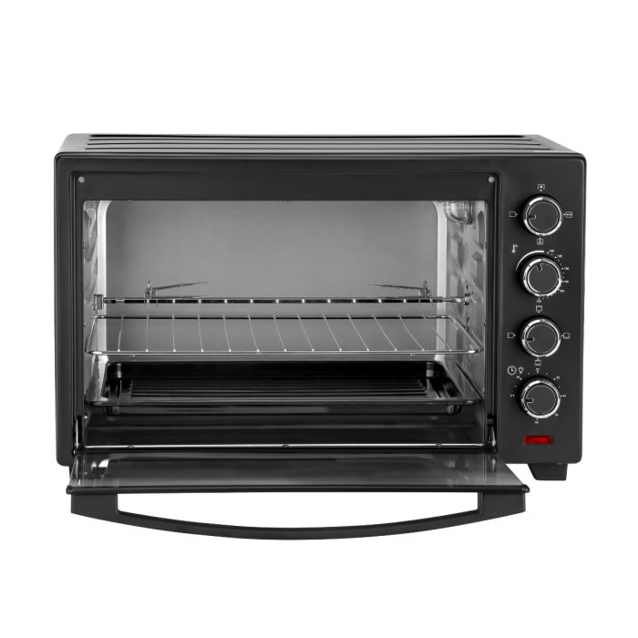 Geepas Electric Oven 48L with Rotisserie & Convection GO4451 | 2000W Power| 60 Minute Timer| Adjustable Temperature Control| Multi-Cooking Functions|  2 Years Warranty