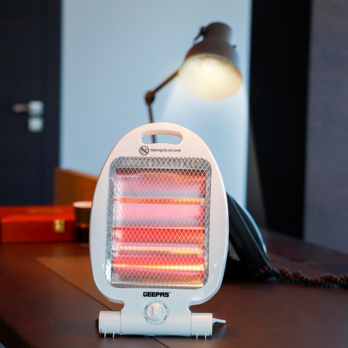 Quartz Heater, Adjustable Thermostat, GQH28521 -  Instant Heating, Automatic Tip-Over Protection, 400W/800W Heating Power