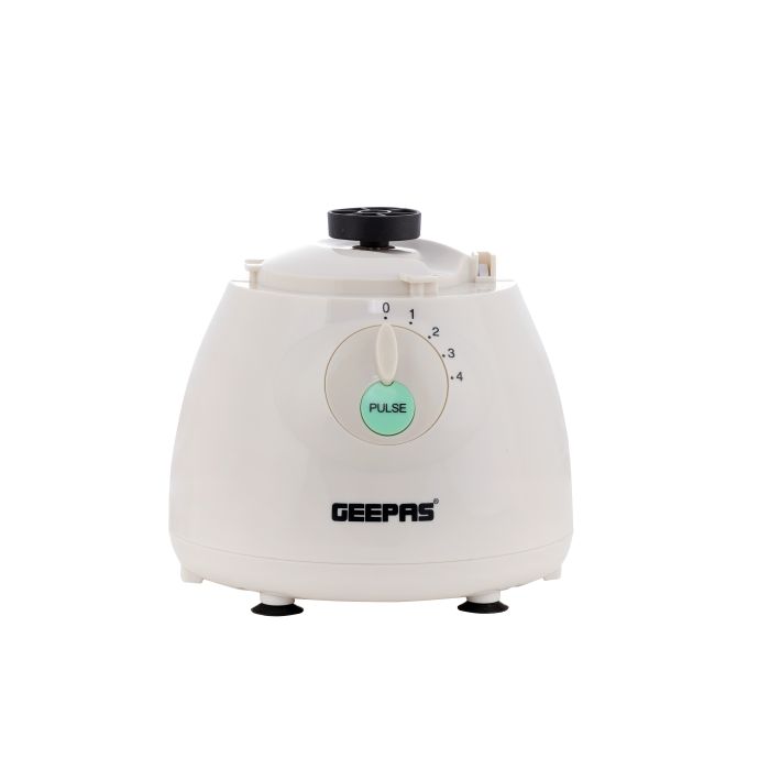 Geepas GSB5484 2-in-1 Blender | 400W| Overheat Protection | 1.5L Capacity Jar & Coffee Grinder| Stainless Steel Blades| 4-Speed Control |Pulse Function| 2 Years Warranty