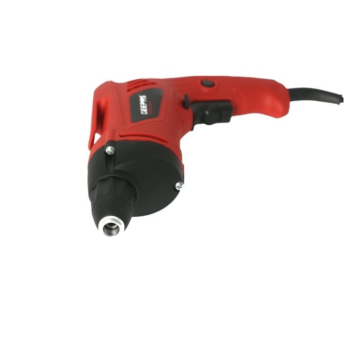 Geepas Electric Screw Driver 500W - Variable Speed 0 to 4200 RPM | Forward & Reverse Button with Lock-On Switch | Trigger-Lock | Ideal for Drilling, Screw Tightening & Loose