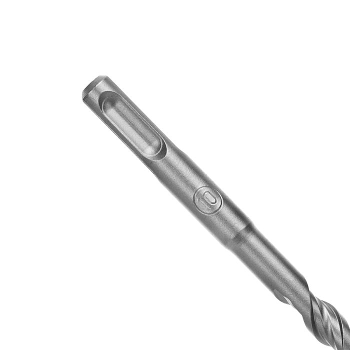 Geepas Chisel Bit Round 10mm - 160mm Long, Perfect for Compacting, Grooving, Cutting & More | 95mm Long Working | Compatible for Drill, Rotary Hammers, and Impact Hammer | Ideal for Plumbers, DIYers, Carpenters, Construction Workers and More