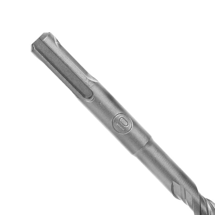 Geepas Chisel Bit Round 10mm - 210mm Long, Perfect for Compacting, Grooving, Cutting & More | 150mm Long Working | Compatible for Drill, Rotary Hammers, and Impact Hammer | Ideal for Plumbers, DIYers, Carpenters, Construction Workers and More