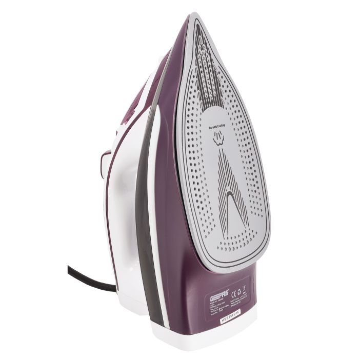 Ceramic Steam Iron, Temperature Control, GSI24025 - Ceramic Sole Plate, Wet and Dry, Self-Cleaning Function, 3000W, Powerful Steam Burst, 400ml Water Tank, 2 Years Warranty